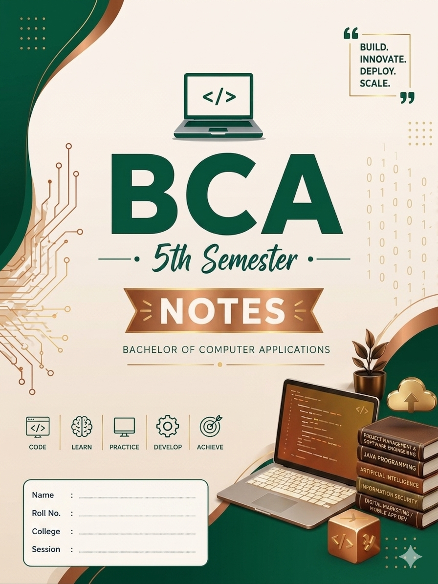 AI ( Artificial Intelligence ) -BCA 5TH SEMESTER NOTES