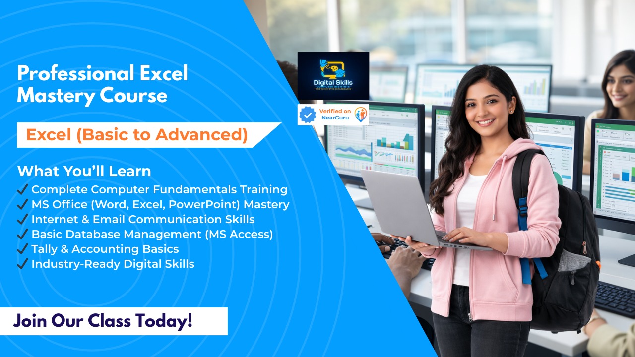 Basic to Advance Excel | Digital Skills